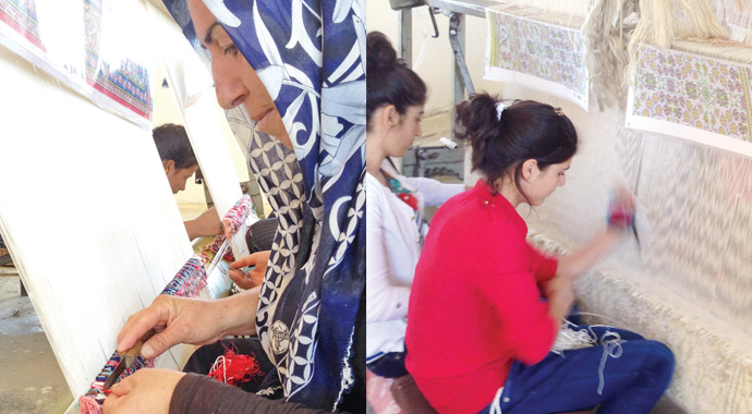 Harabe atölyeye kadın eli değdi, ekmek teknesi oldu Harabe atölyeye kadın eli değdi, ekmek teknesi oldu