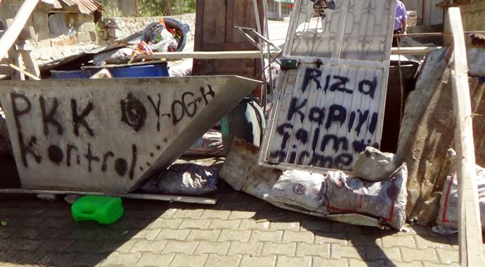 Hakkari'de panik anları!