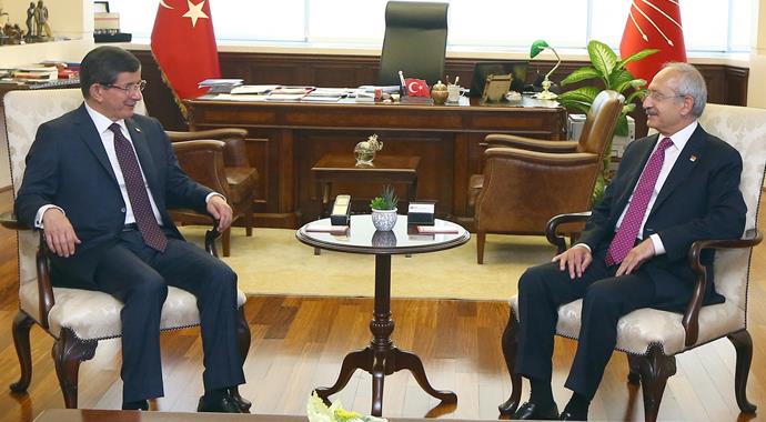 Davutoğlu-Kılıçdaroğlu görüşmesi sona erdi