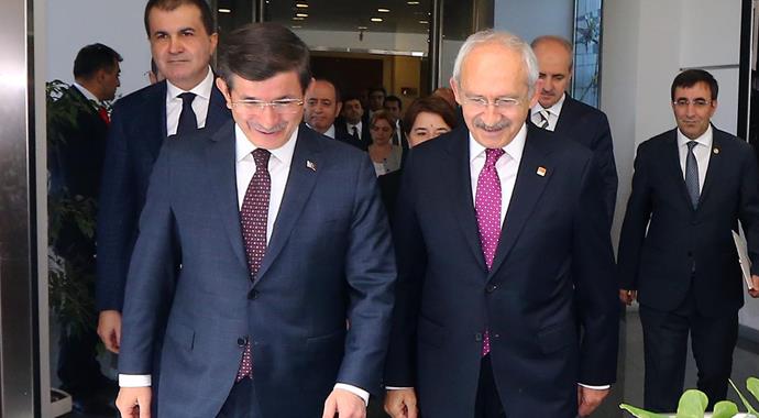 Davutoğlu-Kılıçdaroğlu görüşmesi sona erdi