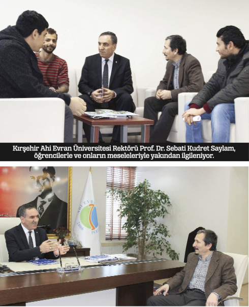 Ahi Evran Üniversitesi Rektörü Prof.Dr. Sebati Kudret Saylam: Kökü mazide atiyiz Ahi Evran Üniversitesi Rektörü Prof.Dr. Sebati Kudret Saylam: Kökü mazide atiyiz