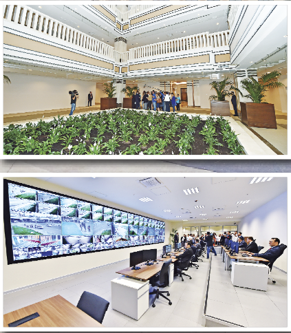 Saray'da basın turu Saray'da basın turu