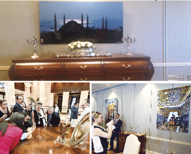 Külliye'yi İstanbul resimleri süslüyor Külliye'yi İstanbul resimleri süslüyor