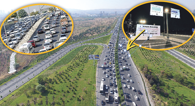 Mimarlar odası bu defa Ankara Bulvarı'nı kapattı 