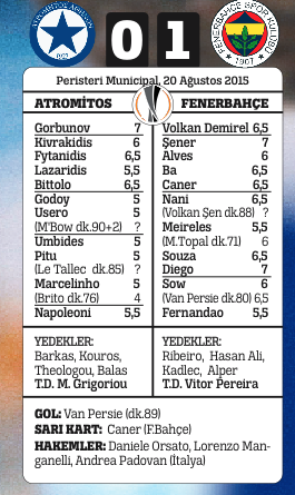 Persie bir dokunuşuyla maçı kazandırdı Persie bir dokunuşuyla maçı kazandırdı