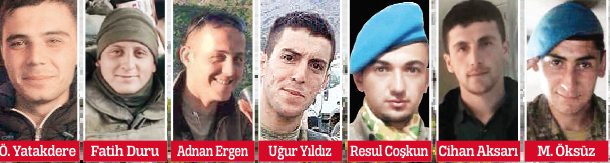 İşte kahraman şehitlerimiz