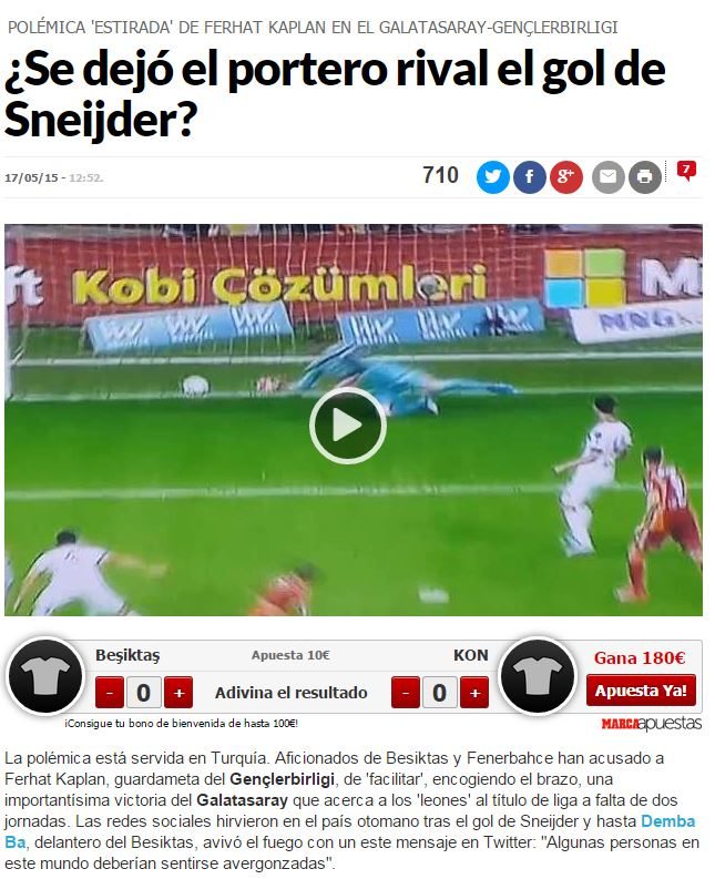 Bomba anket: Sneijder'in golü şike mi, değil mi? Bomba anket: Sneijder'in golü şike mi, değil mi?