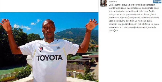 Atiba takım arkadaşlarından özür diledi Atiba takım arkadaşlarından özür diledi