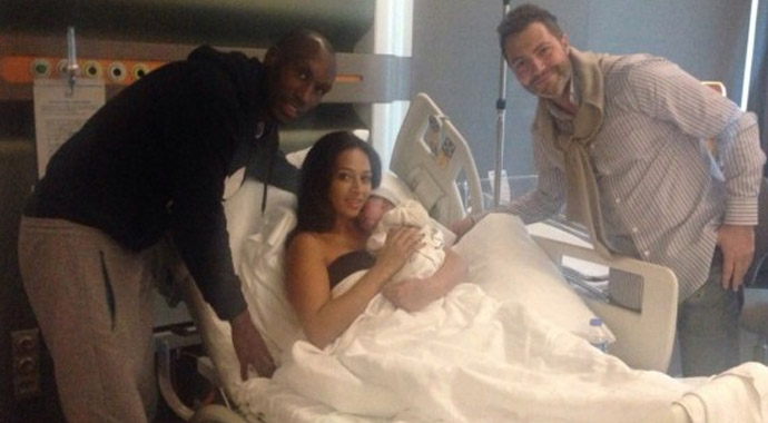 Atiba Hutchinson baba oldu Atiba Hutchinson baba oldu