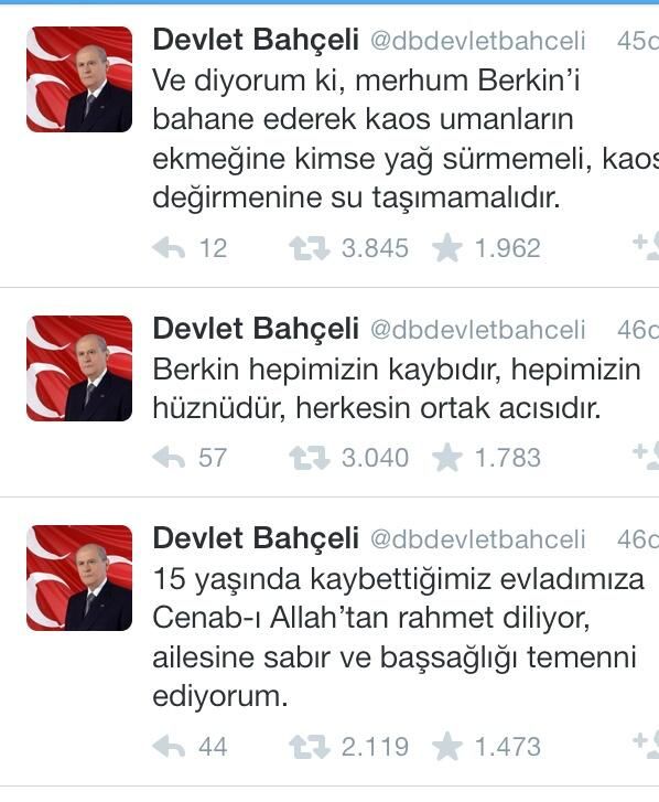 Bahçeli Twitter'dan sağduyu çağrısı yaptı