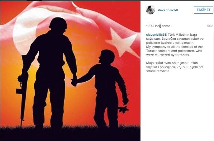 Bilic'ten başsağlığı mesajı