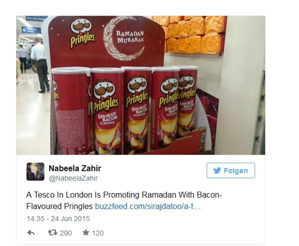 Domuz aromalı tanıtım skandalı!