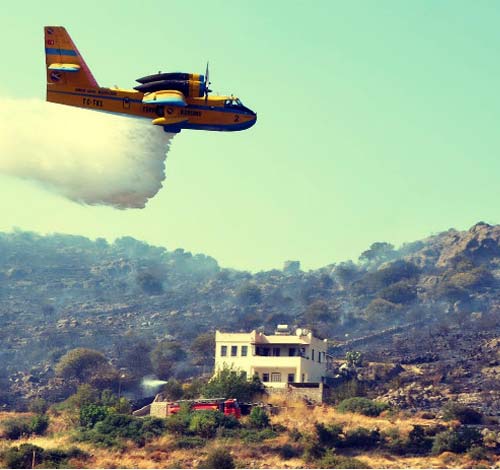 Bir izmarit Bodrum'u yaktı!