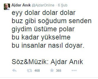 Ajdar'ın yeni bestesi Twitter'da olay oldu!