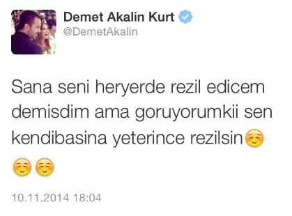 Demet Akalın'ın 'Rezilsin' sözüne Özlem Yıldız'dan jet yanıt Demet Akalın'ın 'Rezilsin' sözüne Özlem Yıldız'dan jet yanıt