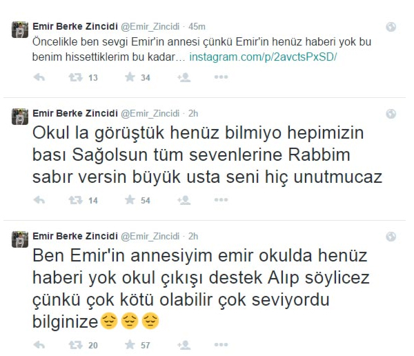 Emir Berke Zincidi'nin annesi uyardı: 'Bilmiyor'