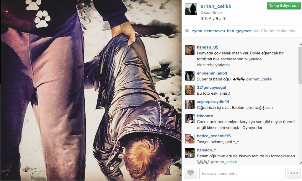 Bu resime tepki yağdı Bu resime tepki yağdı