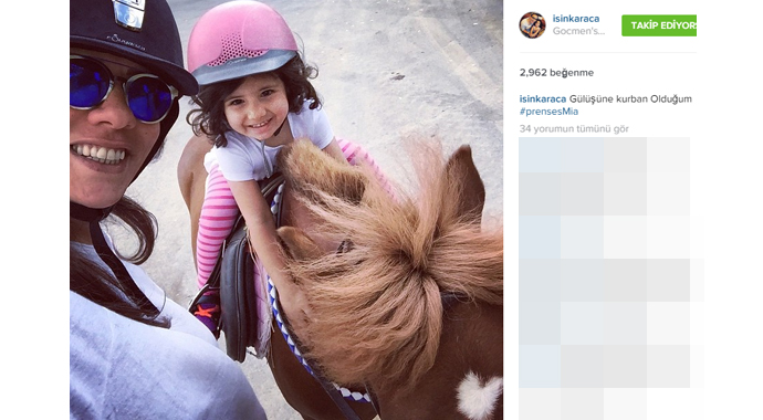 Işın Karaca'nın kızını görenler şaşırıyor