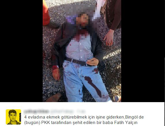 PKK Bingöl'de bir vatandaşı katletti