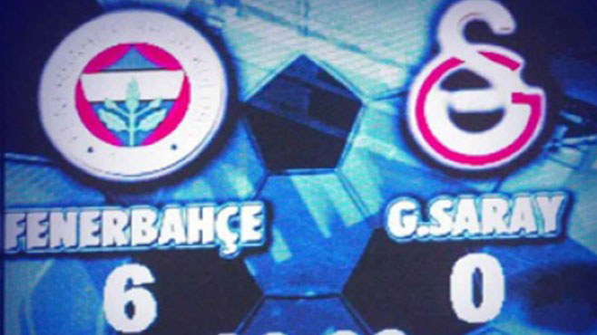 Fenerbahçe'den 6-0 göndermesi