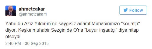 Ahmet Çakar, "Aziz Yıldırım ne saygısız adam!"