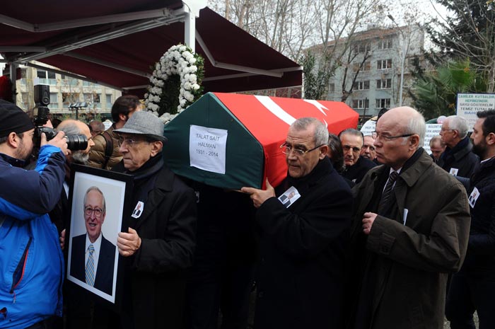 İlk Kültür Bakanı Talat Sait Halman son yolculuğuna uğurlandı İlk Kültür Bakanı Talat Sait Halman son yolculuğuna uğurlandı