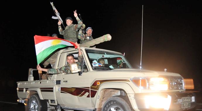 Peşmerge 43 saat sonra Kobani'ye gitti