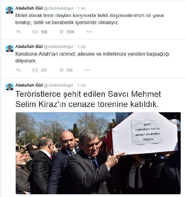 Abdullah Gül'den birlik çağrısı Abdullah Gül'den birlik çağrısı