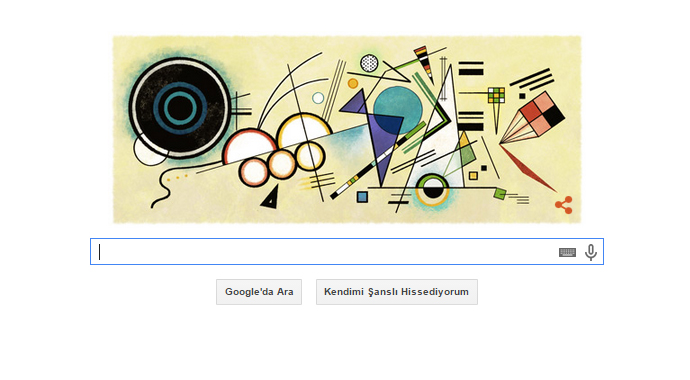 Google'dan Kandinsky'y özel doodle! Kandinsky kimdi? Google'dan Kandinsky'y özel doodle! Kandinsky kimdi?