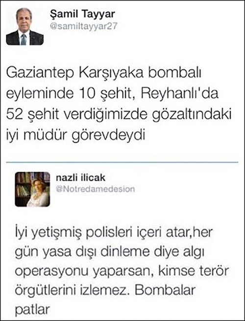 Ilıcak'tan 'pes' dedirten Sultanahmet tweeti! Ilıcak'tan 'pes' dedirten Sultanahmet tweeti!