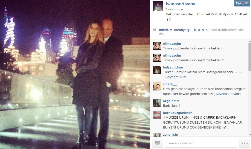 Ivana Sert ile Sinan Akıman barıştı Ivana Sert ile Sinan Akıman barıştı