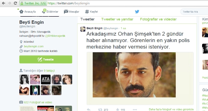 Orhan Şimşek bulundu! Sağlık durumu nasıl? Orhan Şimşek bulundu! Sağlık durumu nasıl?