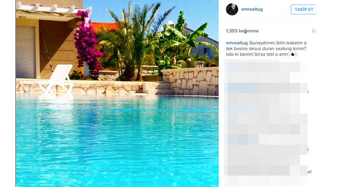 Emre Altuğ'dan Çağla Şikel'e gönderme