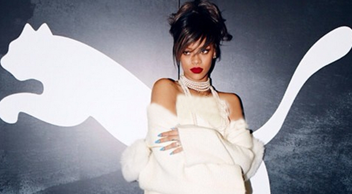 Rihanna, spor markasının yüzü oldu Rihanna, spor markasının yüzü oldu