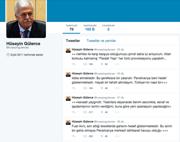 Hüseyin Gülerce: 'Hayati bir tehdit altındayım' Hüseyin Gülerce: 'Hayati bir tehdit altındayım'