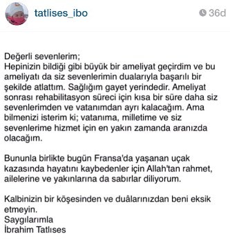 İbrahim Tatlıses yoğun bakımdan çıktı ve...