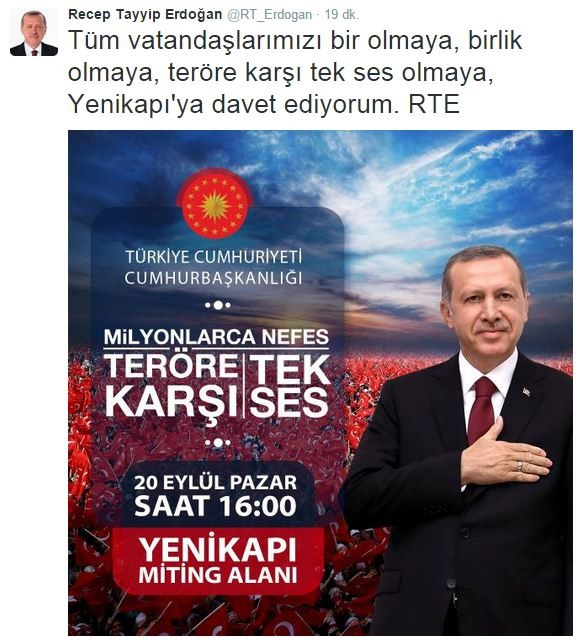 Cumhurbaşkanı Erdoğan'dan anlamlı davet
Cumhurbaşkanı Erdoğan'dan anlamlı davet