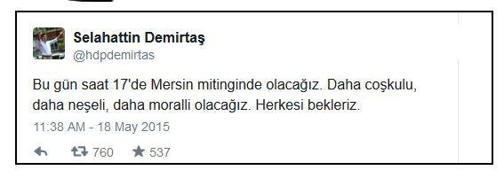Demirtaş mitingi erteleyecek mi?