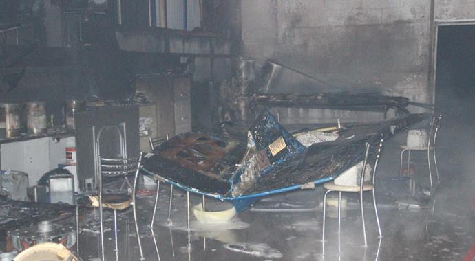 Sakarya Üniversitesi'nde yangın