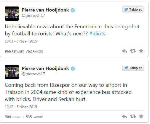 Hooijdonk'tan saldırı sonrası Türkiye için şok yorum Hooijdonk'tan saldırı sonrası Türkiye için şok yorum