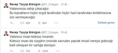 Erdoğan'dan çok sert açıklama Erdoğan'dan çok sert açıklama