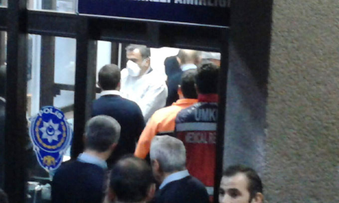 Ankara Adliyesi'nde 'sarı toz' alarmı Ankara Adliyesi'nde 'sarı toz' alarmı