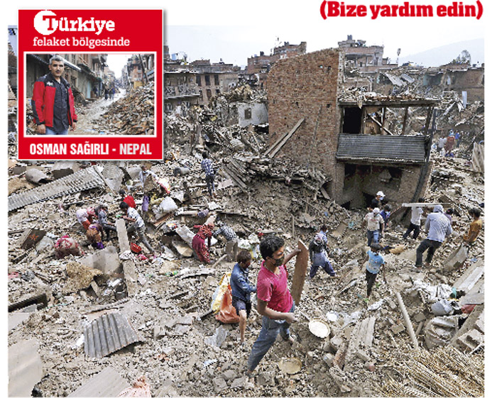 Nepalli depremzedelerden yardım çığlığı: Hamila'i madata Nepalli depremzedelerden yardım çığlığı: Hamila'i madata