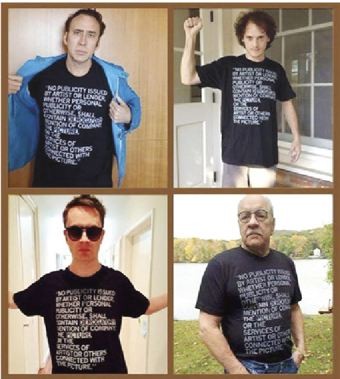 Nicolas Cage konuşma yasağını böyle deldi!