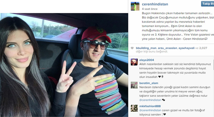 Ceren Hindistan'dan 'ayrılık' açıklaması Ceren Hindistan'dan 'ayrılık' açıklaması