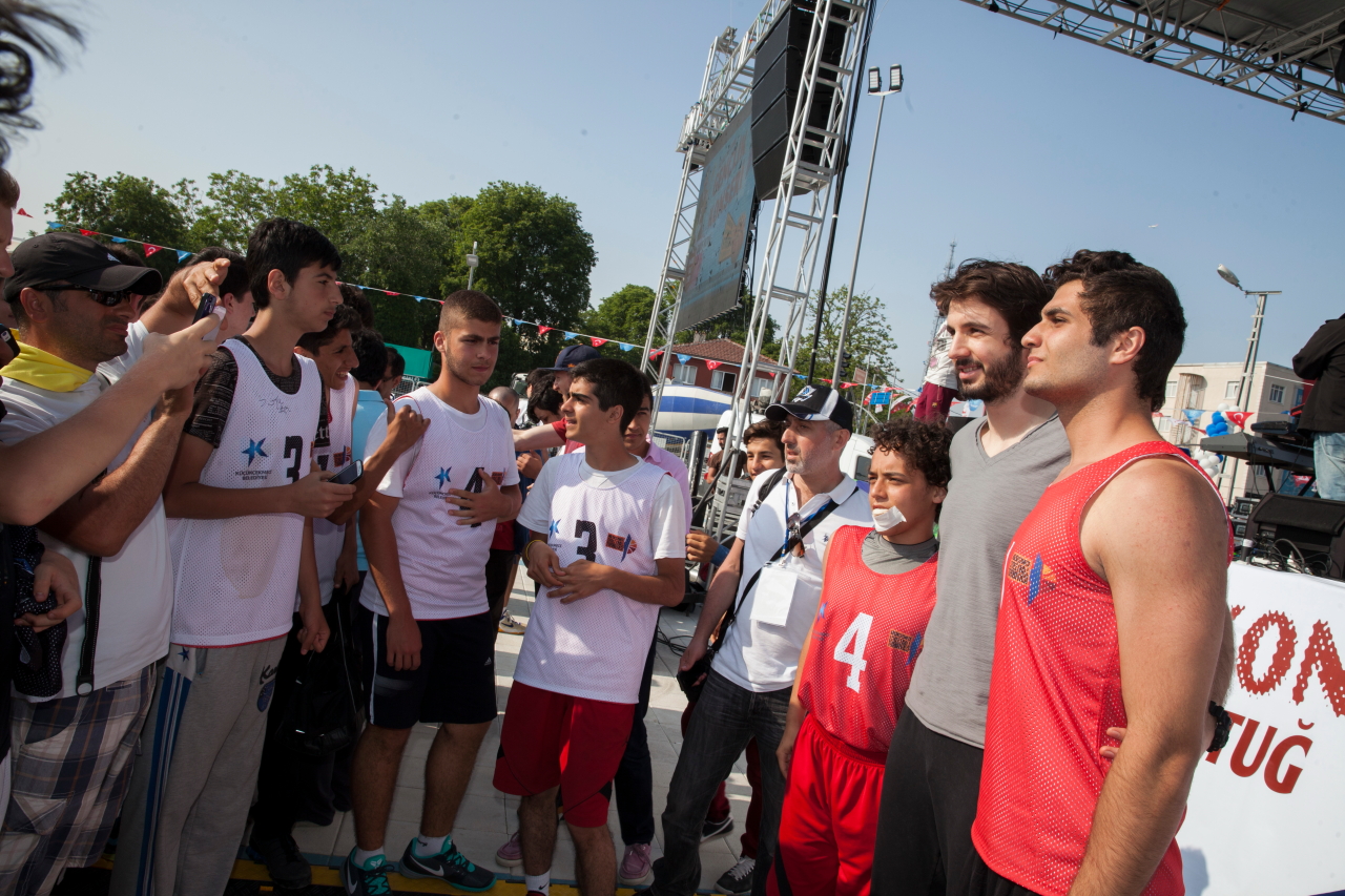 Ünlü basketbolcular İstanbul'da