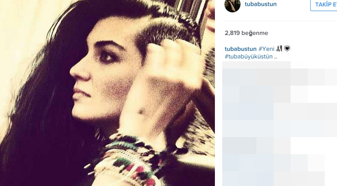 Tuba Büyüküstün imaj değiştirdi