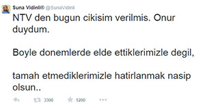 Suna Vidinli, NTV'den ayrılması ile ilgili bakın ne dedi?