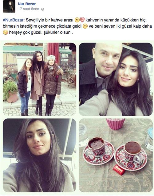 Nur Bozar nişanlandı Nur Bozar nişanlandı
