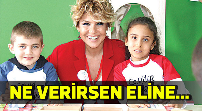 Sadece ünlü değil aynı zamanda yardım severler